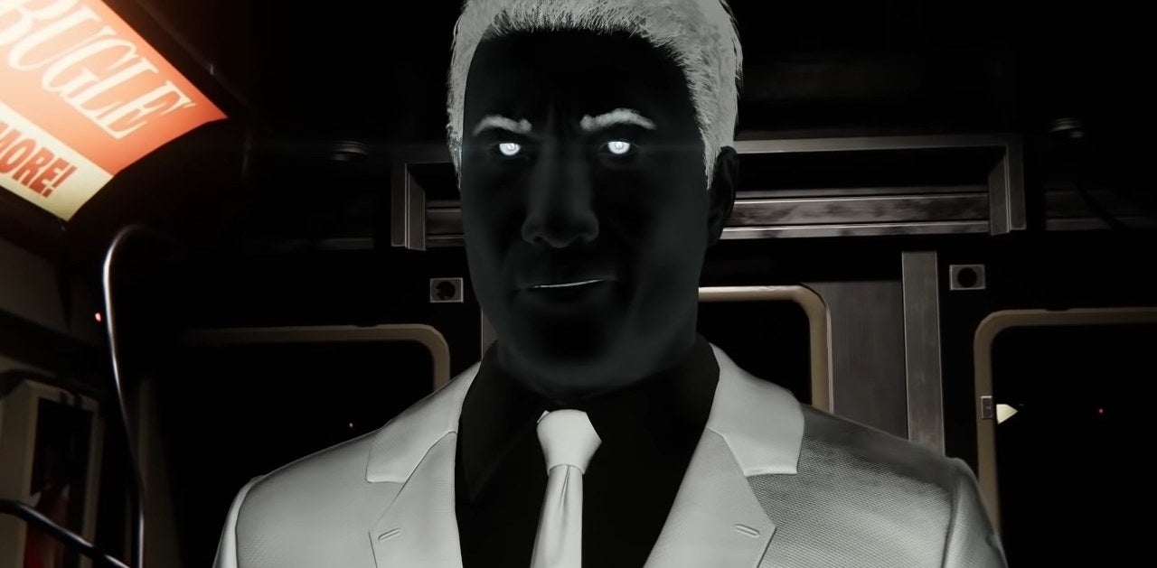 Mister Negative on a subway in &quot;Marvel&#x27;s Spider-Man&quot;