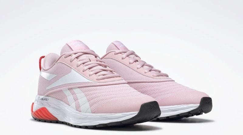 The frost berry Reebok running shoes