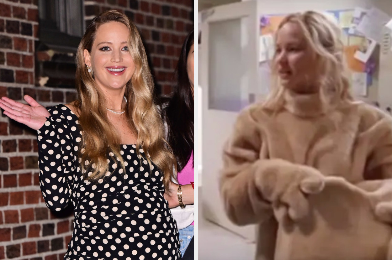Jennifer Lawrence now vs. when she appeared in &quot;Monk.&quot;