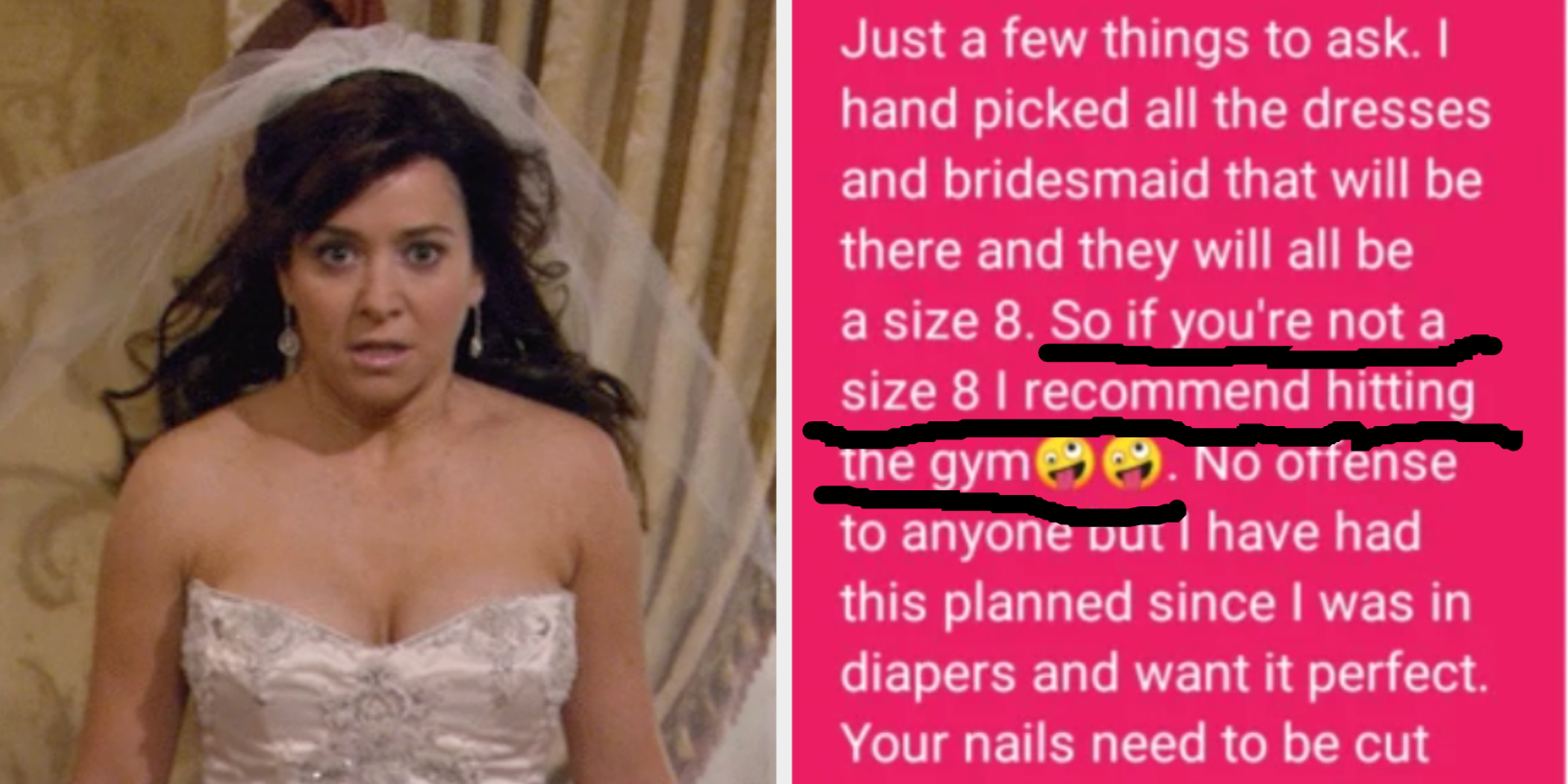 Bridesmaids Told To Lose Weight – Choosing Beggars Reddit