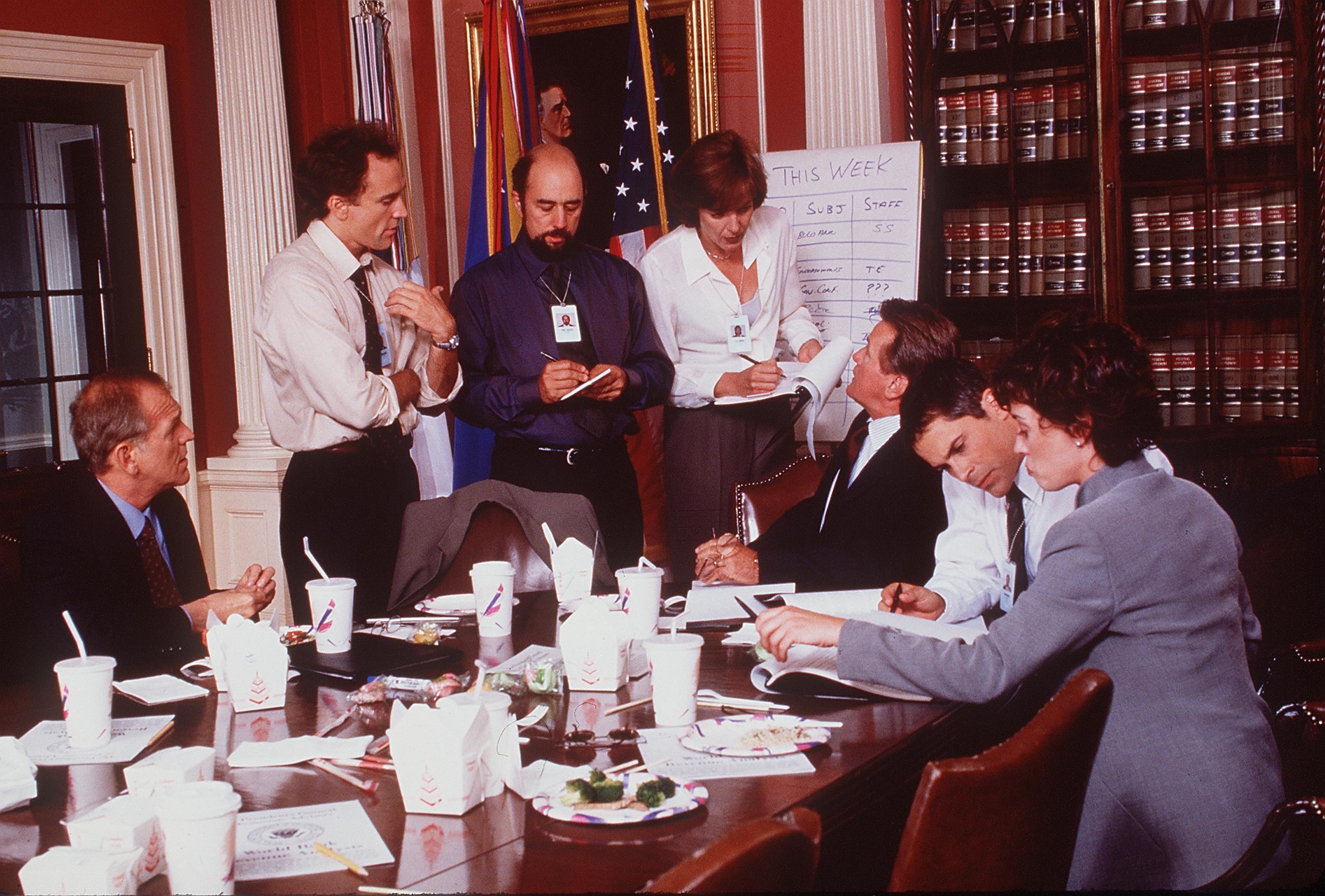 A promotional photo for The West Wing