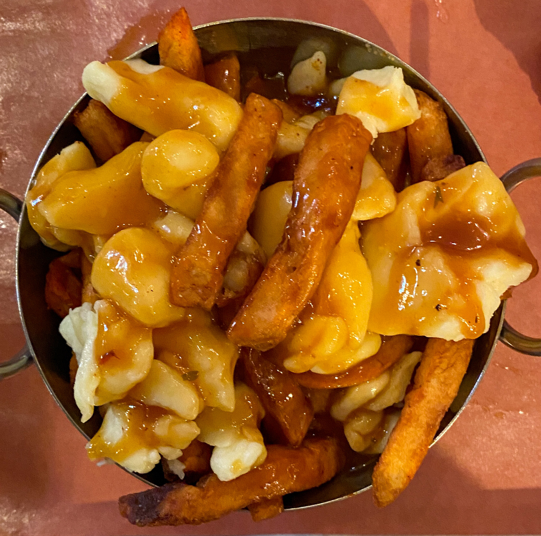 A bowl of Canadian poutine