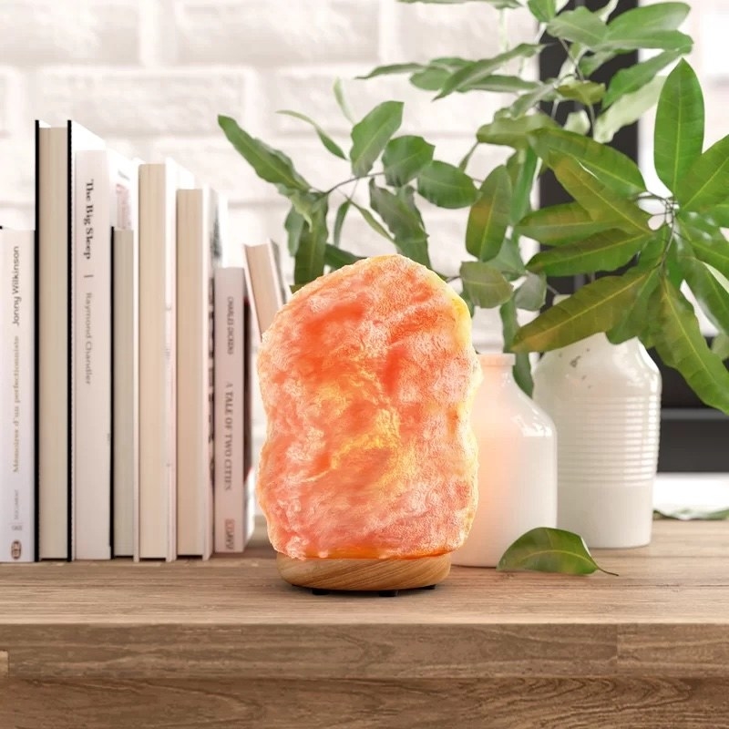 Reviewer photo of the salt lamp