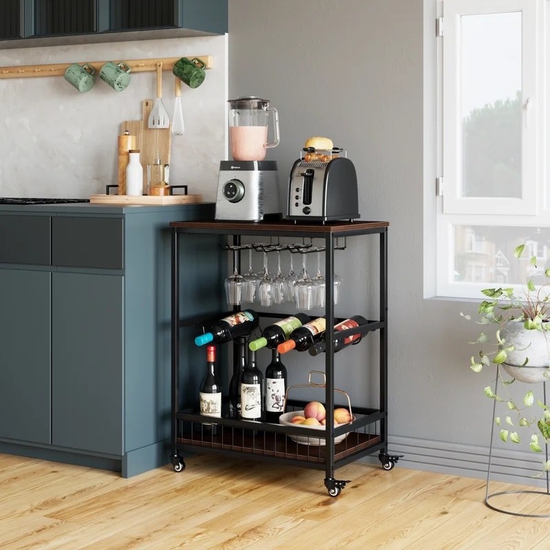 Review photo of the bar cart