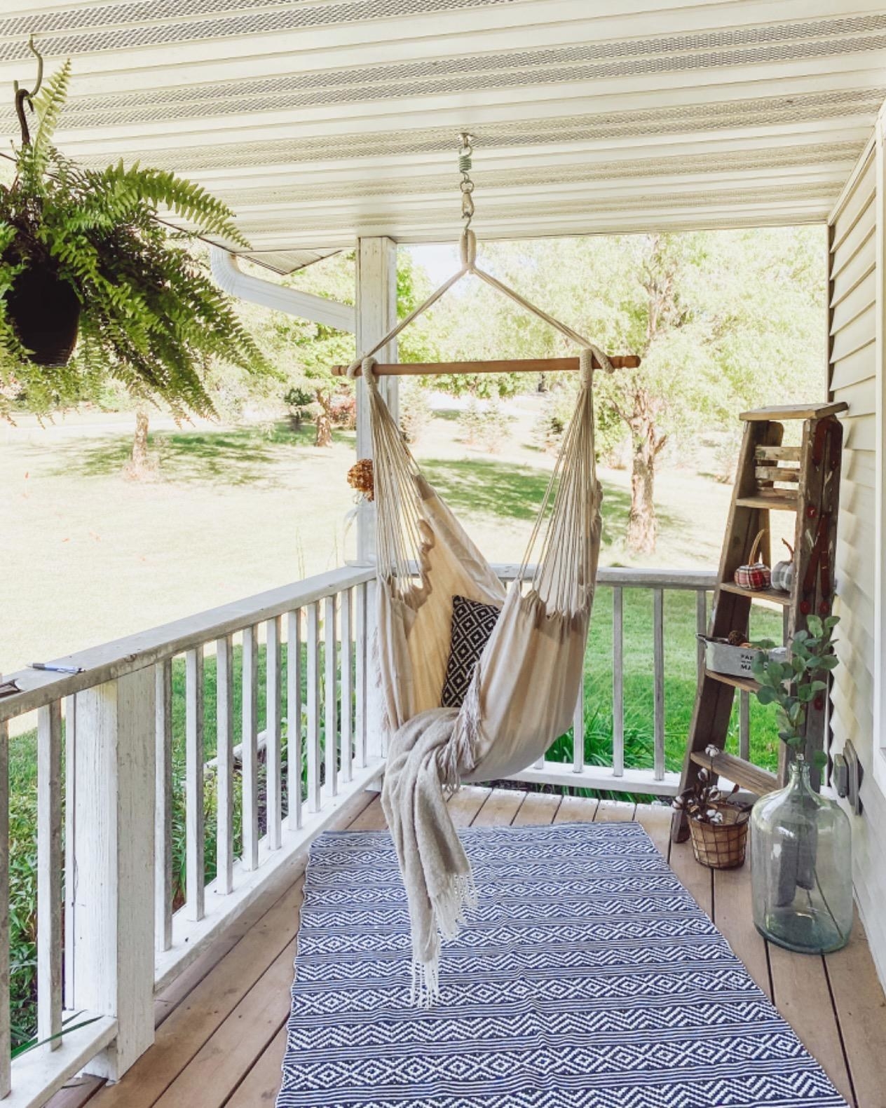 Hammock on front discount porch