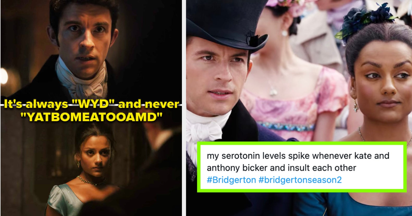 31 "Bridgerton" Reactions About Kate And Anthony That Are Funny, Wholesome, And Prove They Have The Best Chemistry