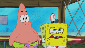 SpongeBob and Patrick saying ew