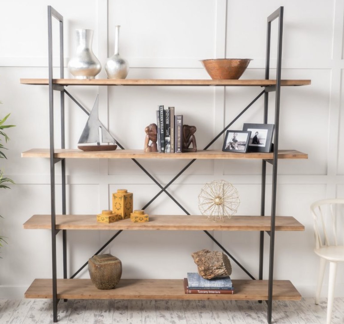 A wooden bookcase