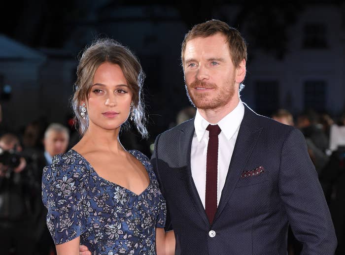 Alicia Vikander and Michael Fassbender