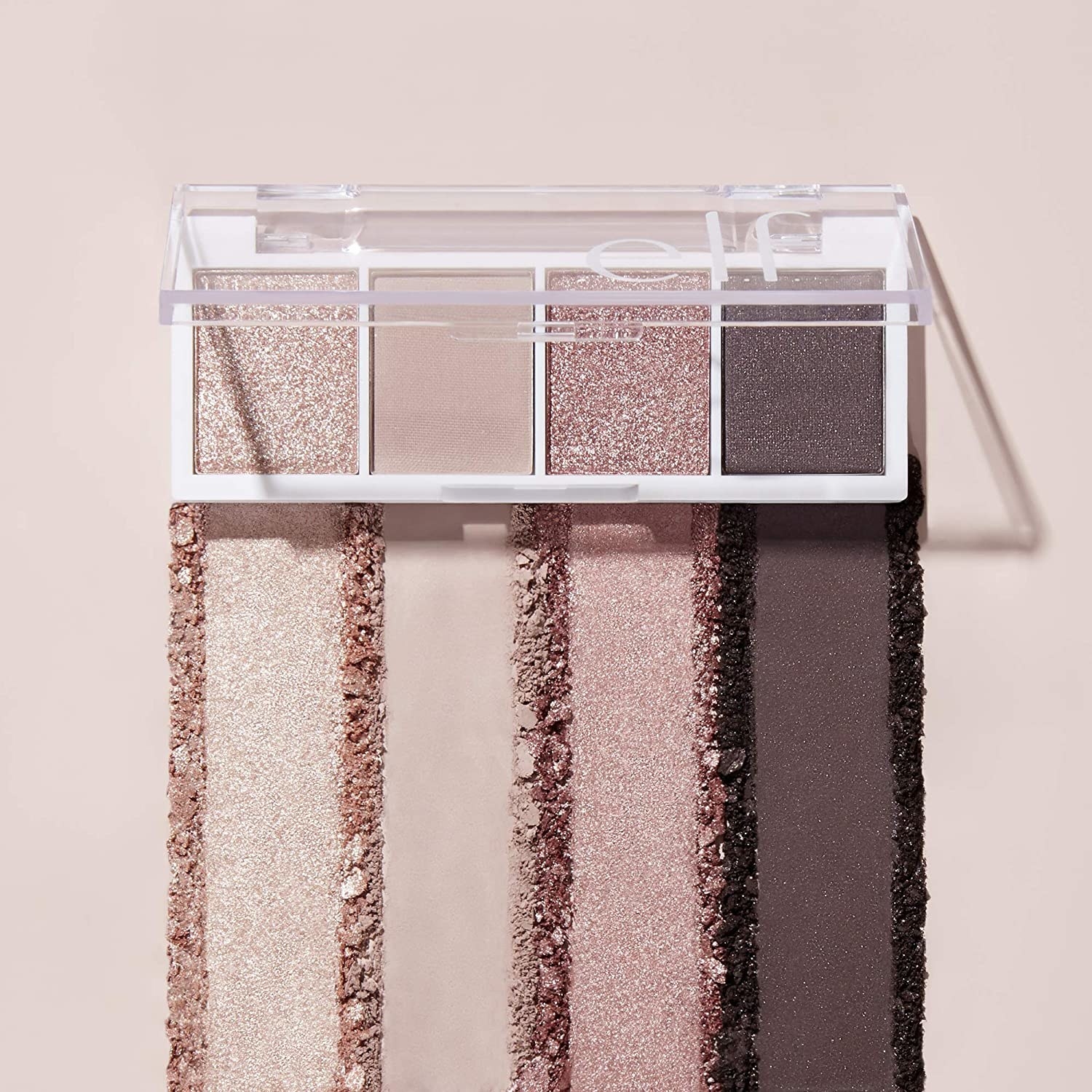 The open quad with four swatches of product