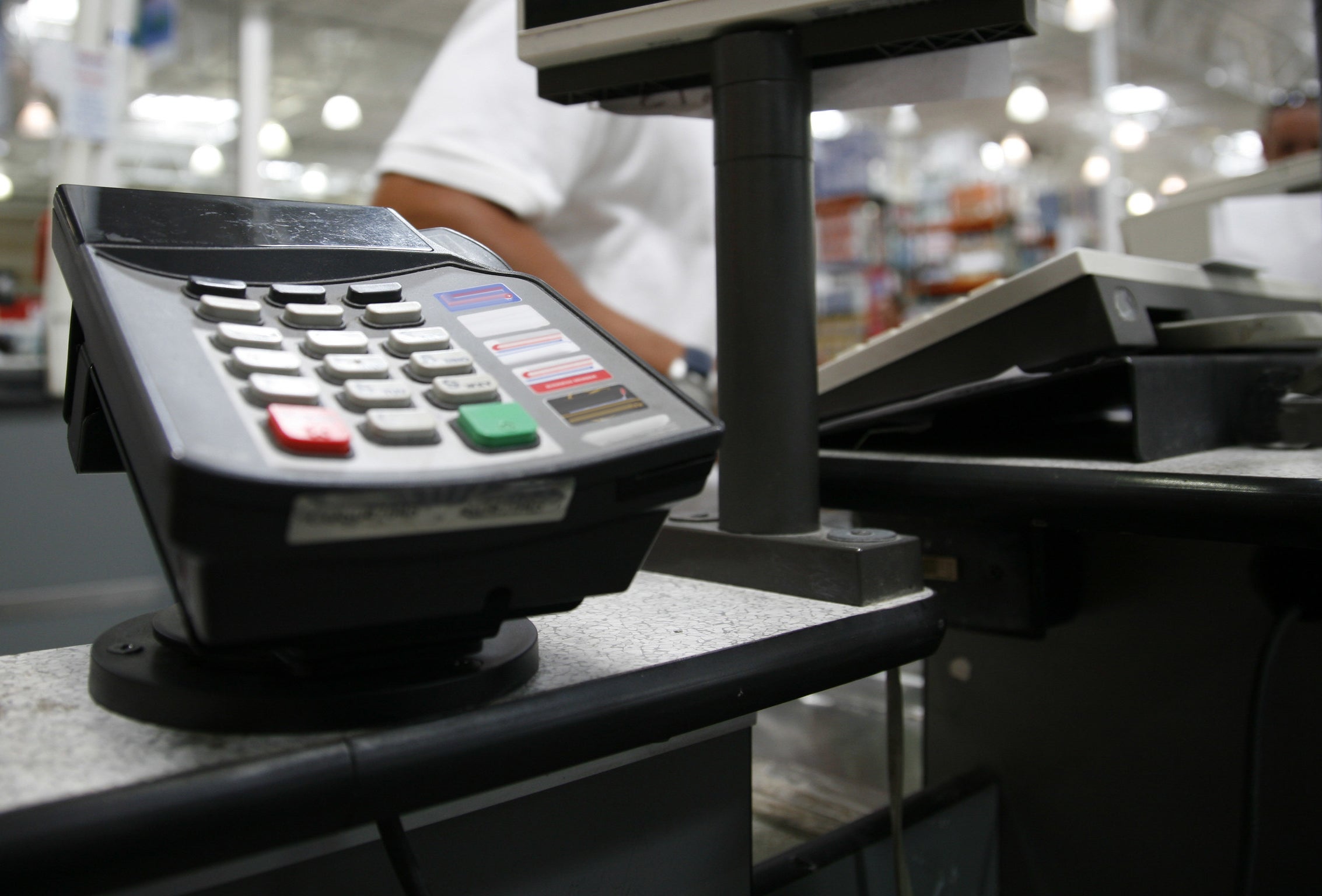 the cash register card machine