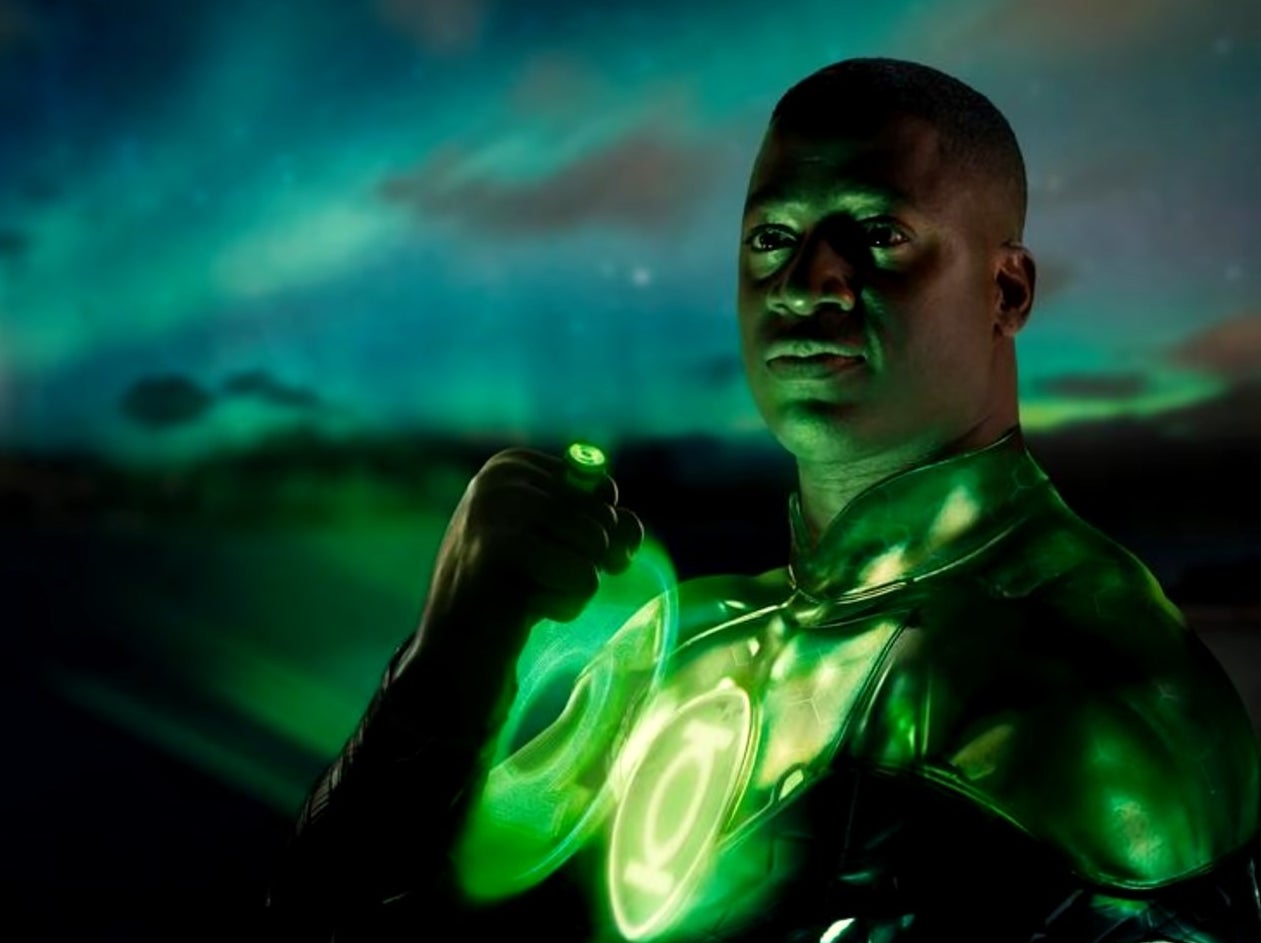 Wayne T. Carr as Green Lantern in "Zack Snyder's Justice League"