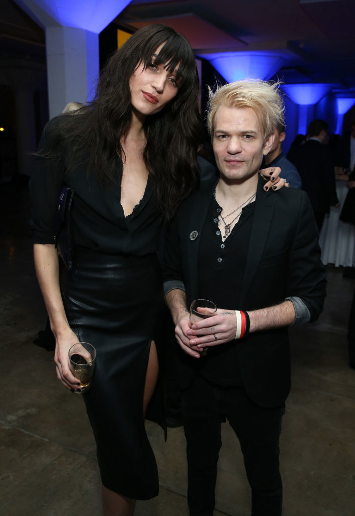 Ariana Cooper and Deryck Whibley.