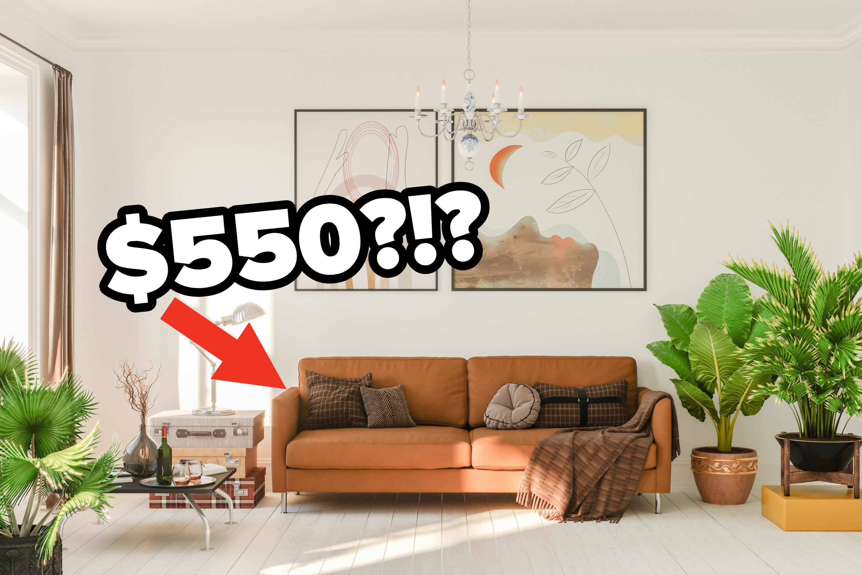 A $550 sofa