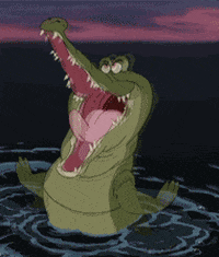 A gif of the crocodile from the Disney&#x27;s Peter Pan