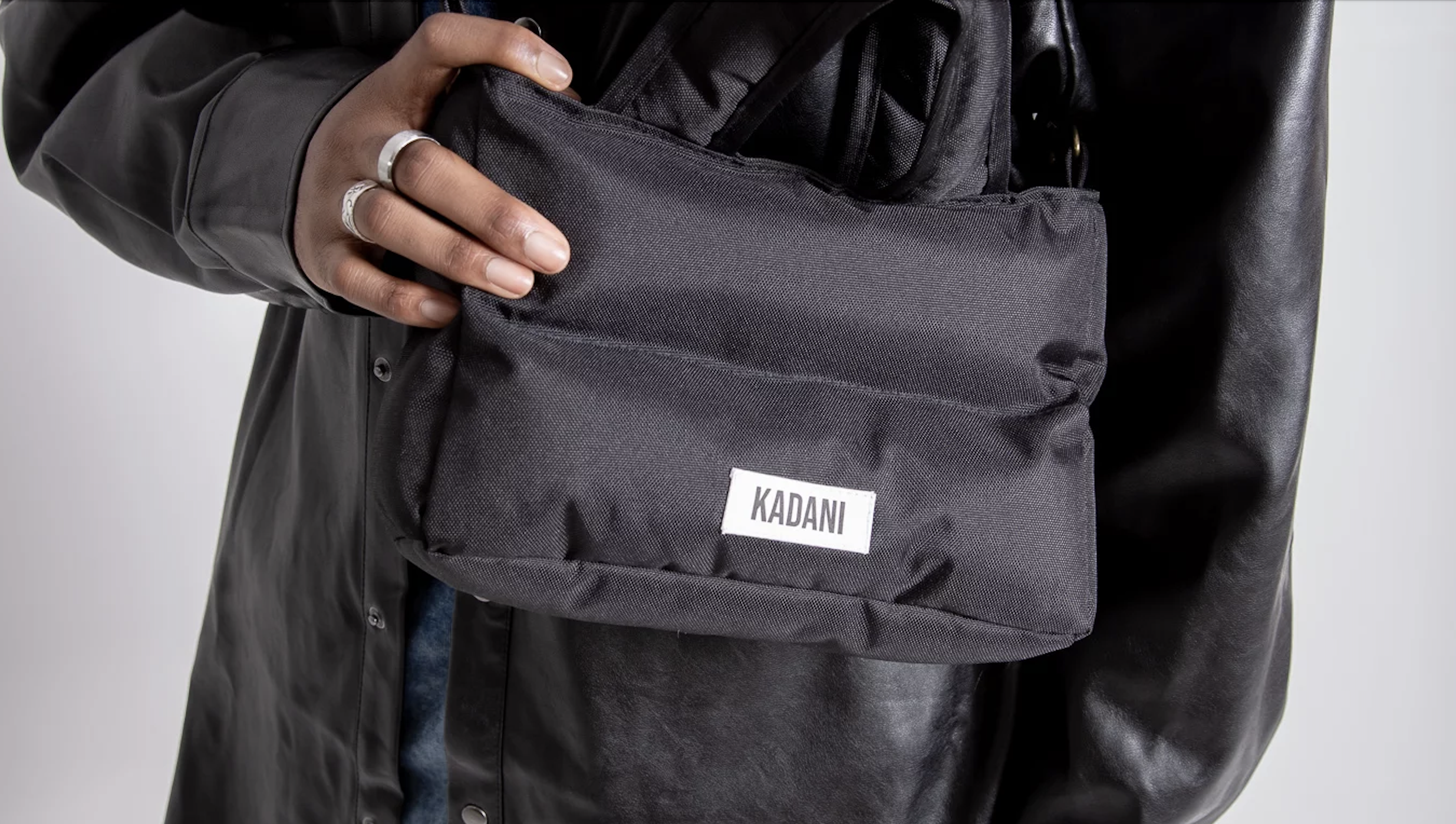The black Kadani bag from the range