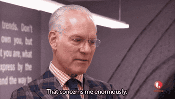 Man in glasses says he is concerned