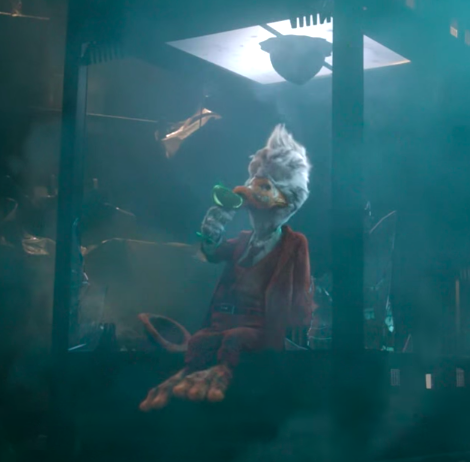 Howard the Duck in &quot;Guardians of the Galaxy.&quot;