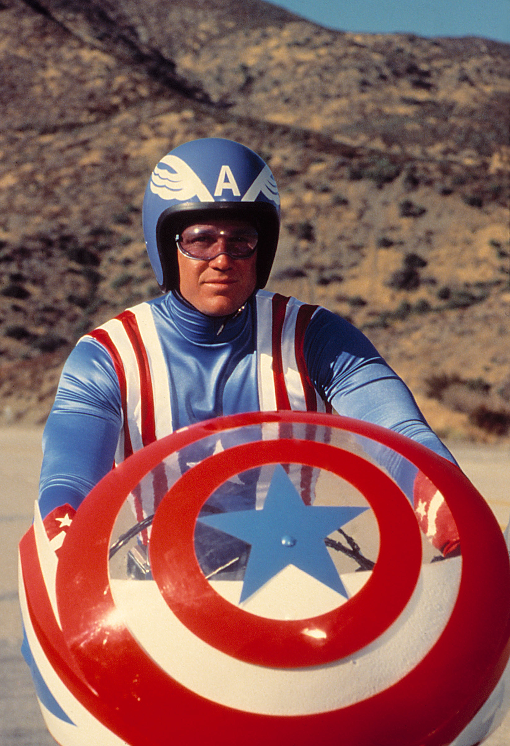 Reb Brown as Captain America.