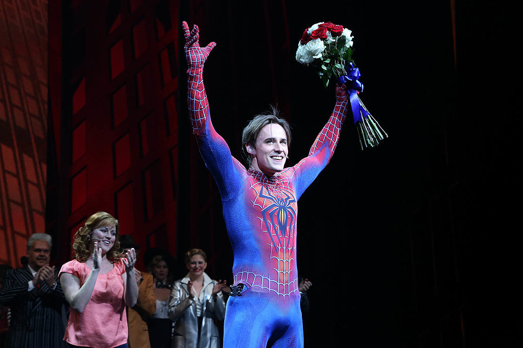 Reeve Carney in &quot;Spider-Man: Turn Off the Dark.&quot;