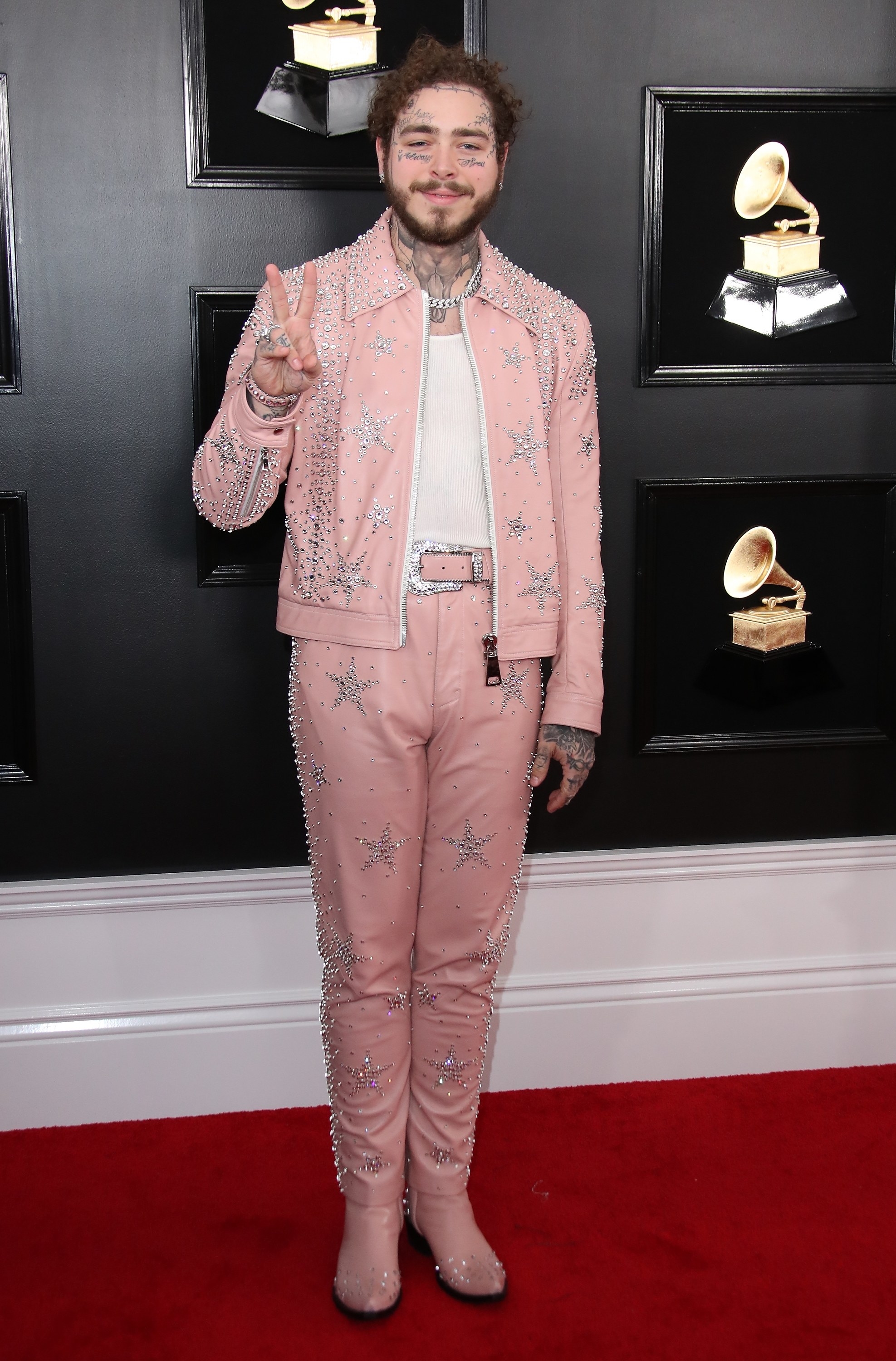 Post Malone wearing the outfit