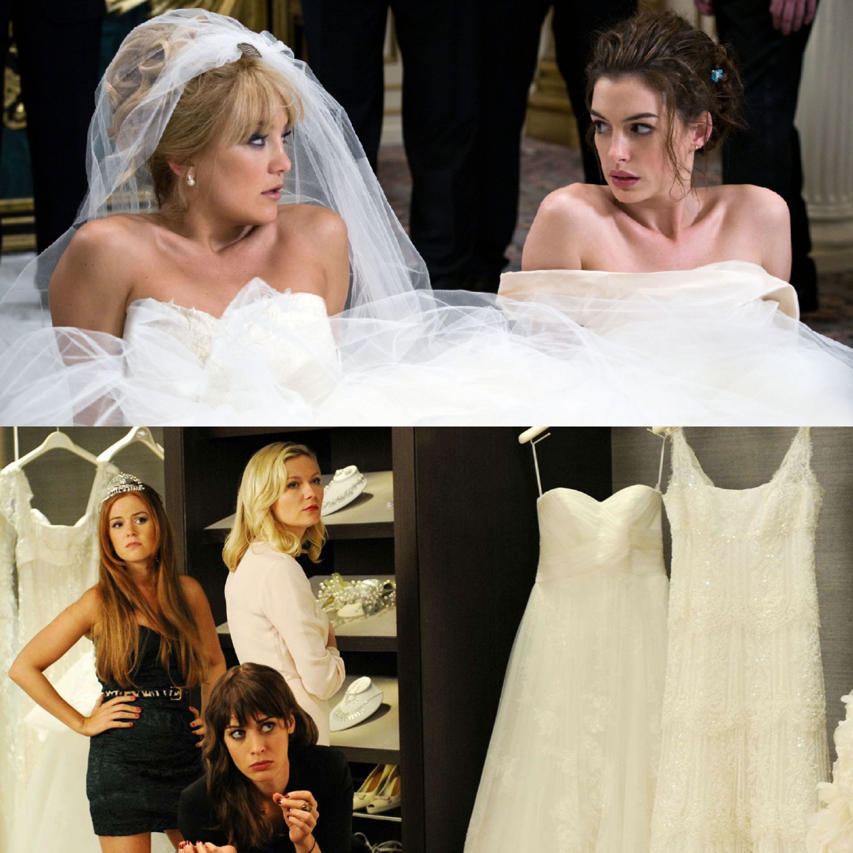 “Bride Wars” (Top); “Bachelorette” (Bottom)
