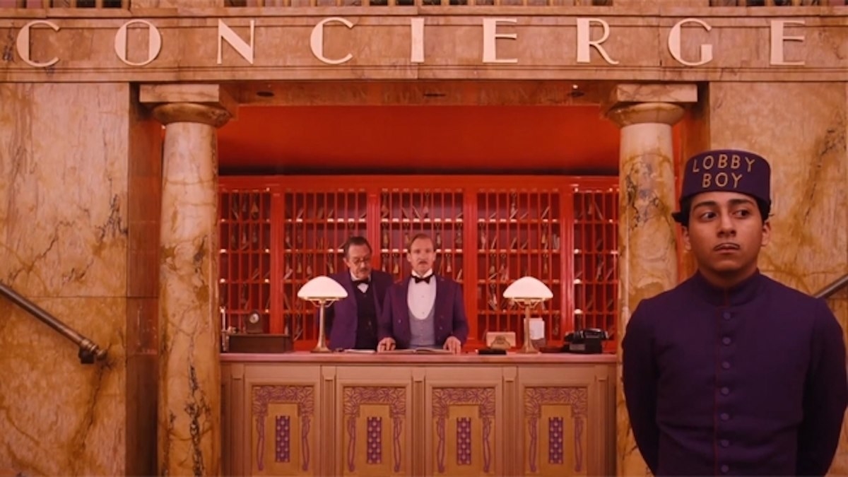 The hotel concierge in the movie &quot;Grand Budapest Hotel.&quot;