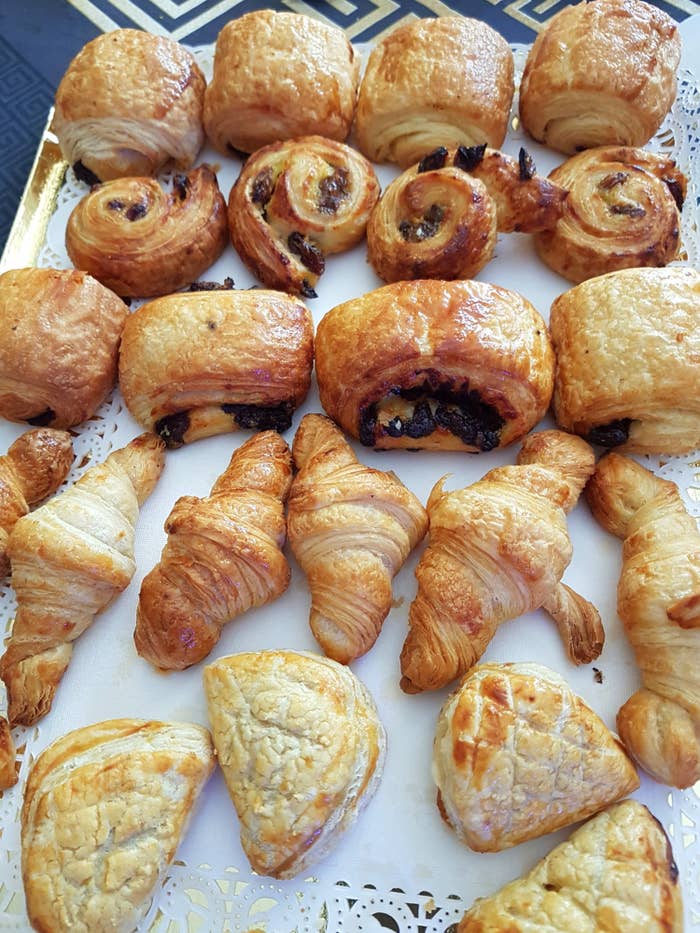An assortment of French pastries.