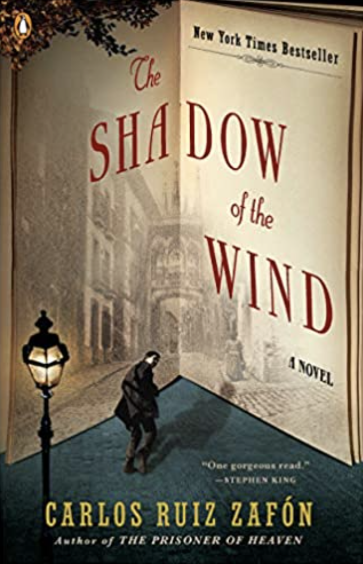 the book cover of Shadow of the Wind by Carlos Ruiz Zafon