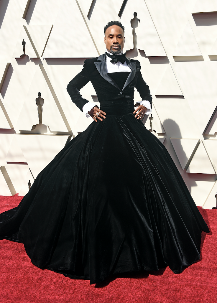 guy wearing dress on red carpet Men in ballgowns is this year's best red-carpet trend