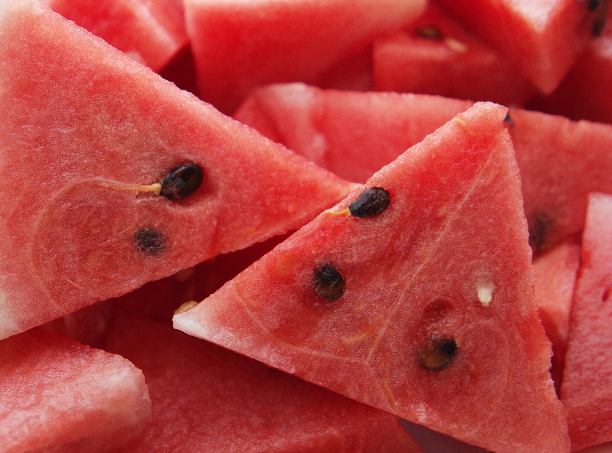 Close-up of watermelon wedges