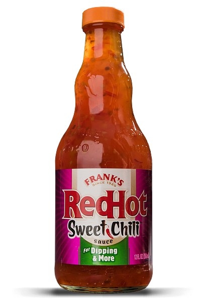 bottle of frank&#x27;s red hot sauce in sweili flavoret ch