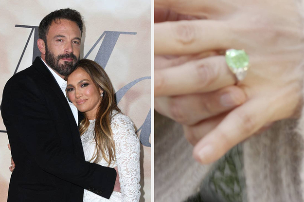 Jennifer Lopez Shared A Video Of Her Green Engagement Ring To Ben Affleck, As Well As The Meaning Behind The Color