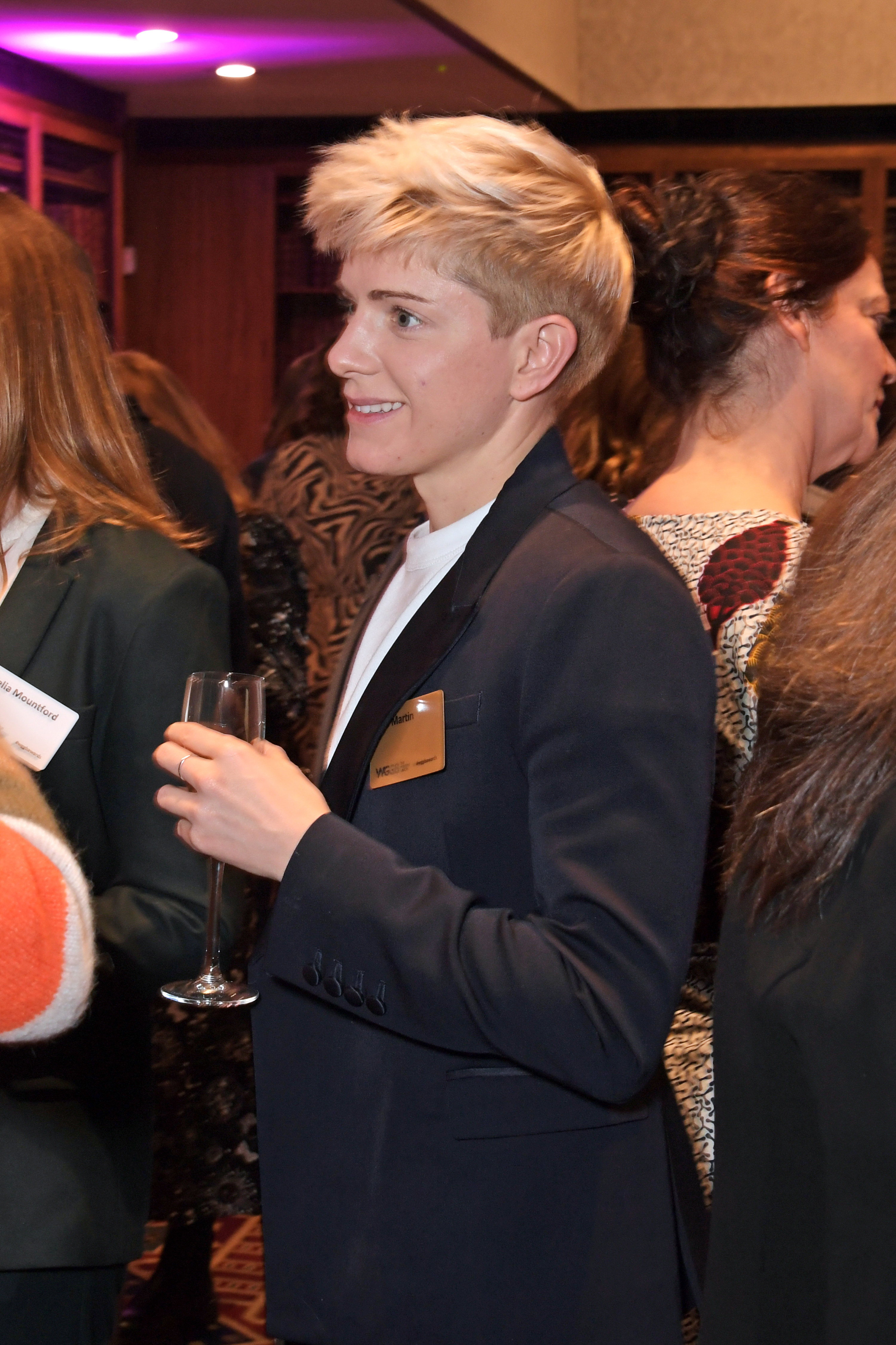 Mae Martin attends the Writers Guild Of Great Britain Awards at the Royal College Of Physicians