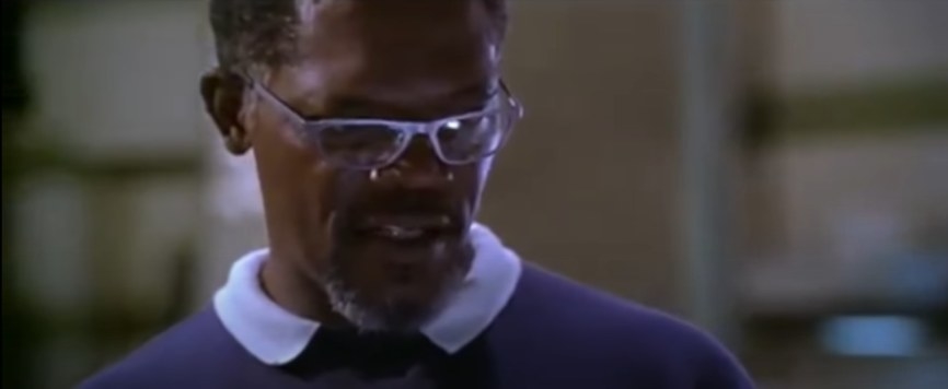 Samuel L. Jackson wearing glasses