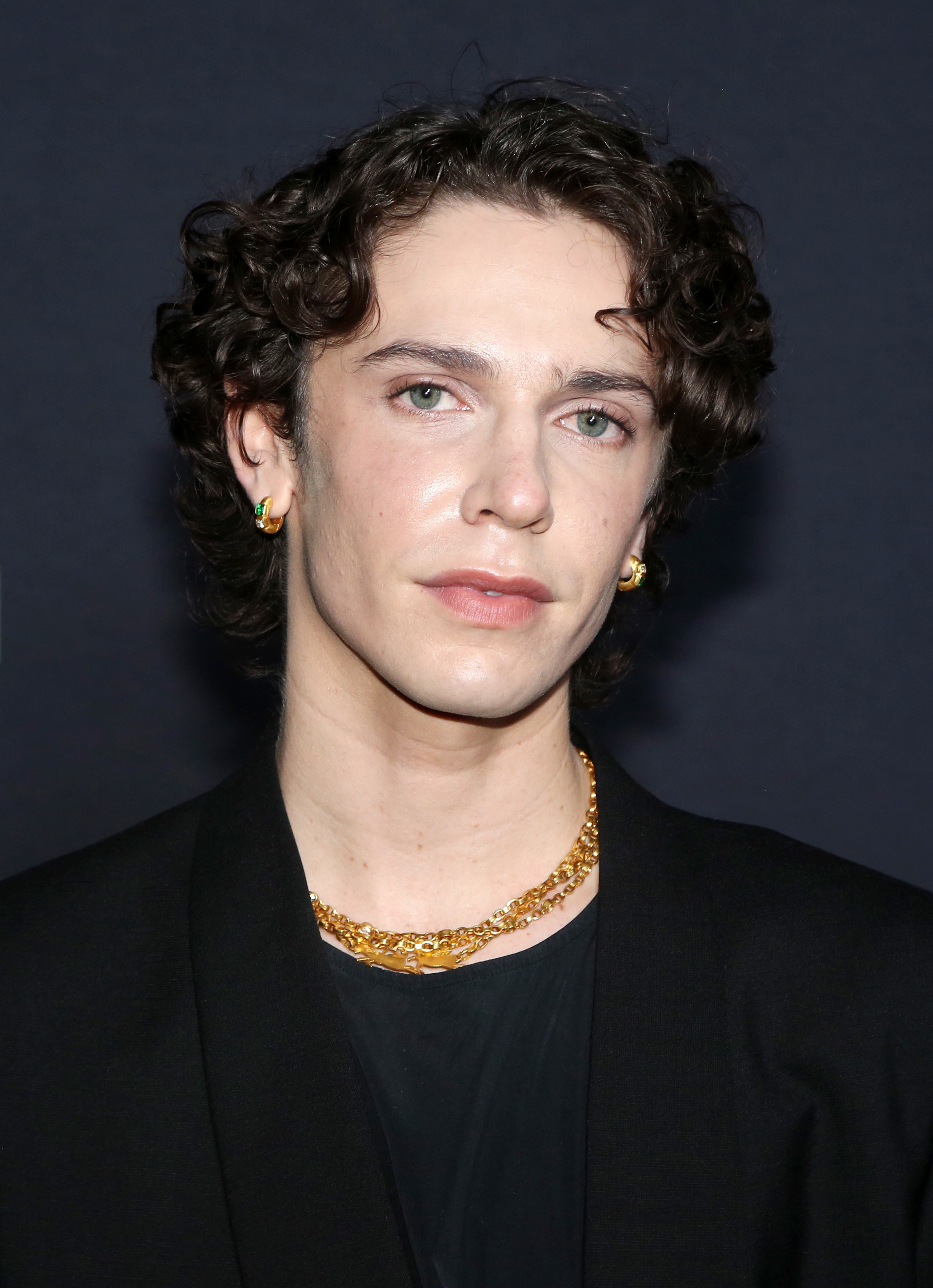 Ben Levi Ross poses at the New York Premiere of A Netflix film &quot;Tick, Tick...Boom!&quot; at The Schoenfeld Theatre