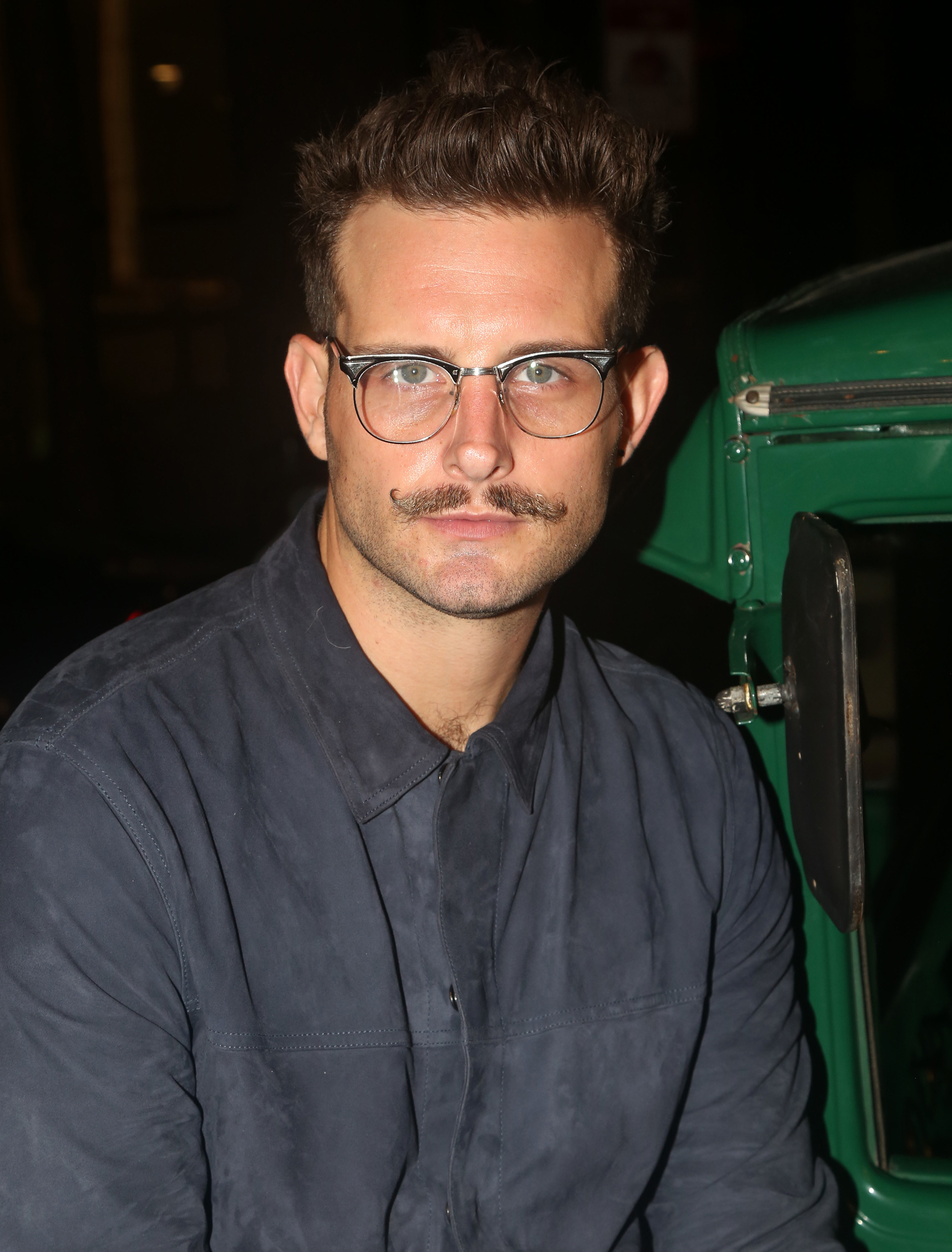 Nico Tortorella poses at the Re-Opening Night of &quot;Girl From The North Country&quot; on Broadway
