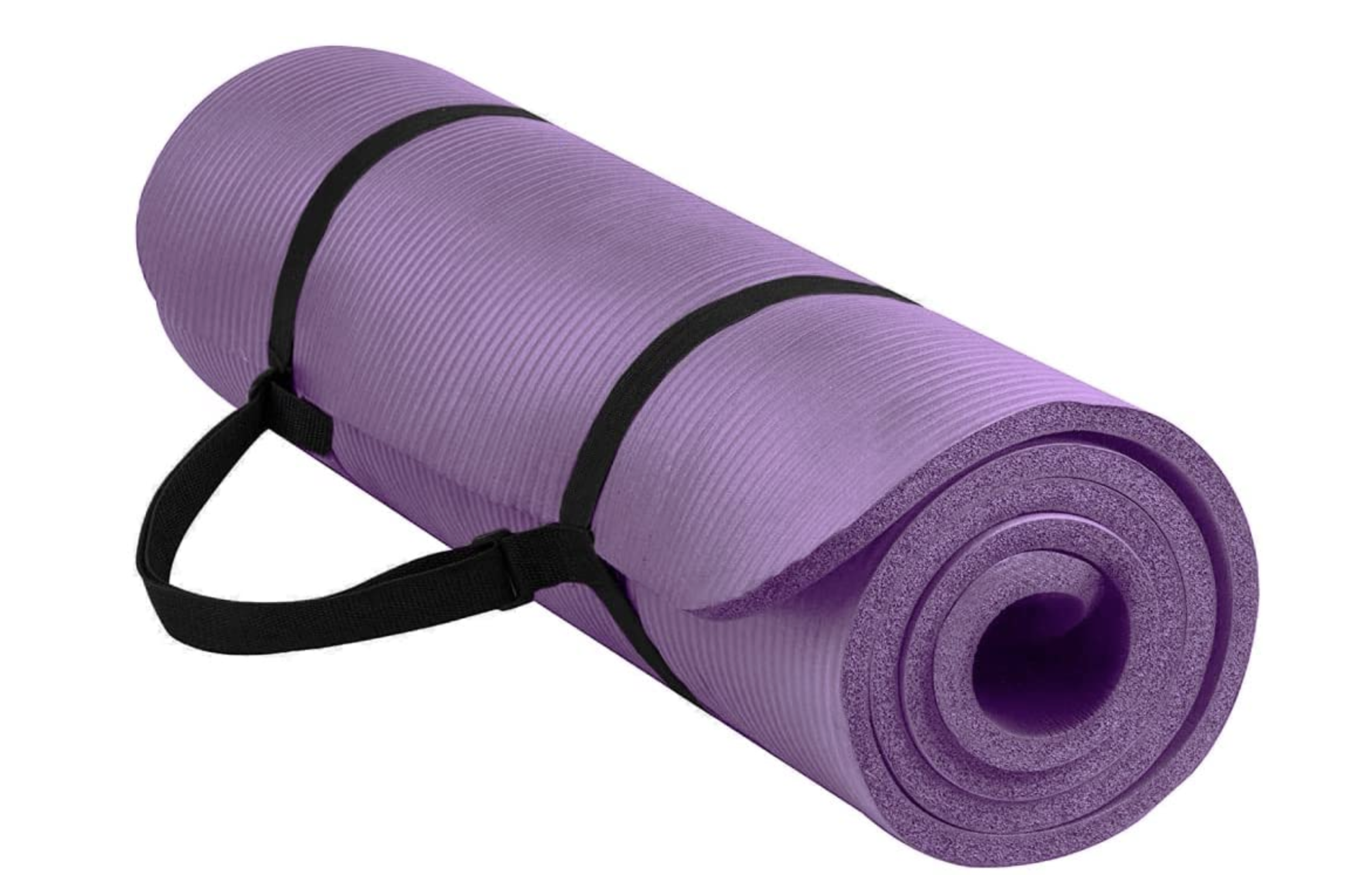 tapete grueso de 10 milímetro para yoga color morado