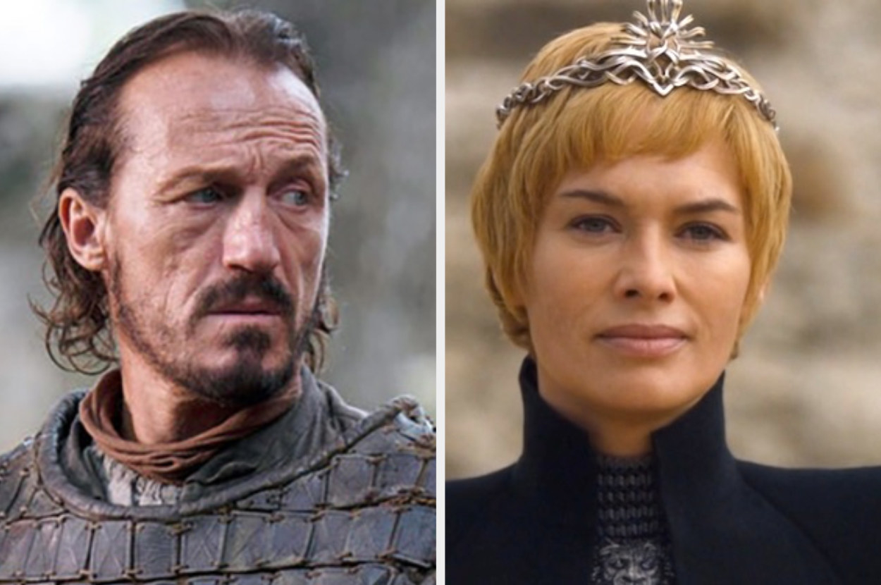 杰罗姆·弗林Bronn和莉娜海迪在“瑟曦Thrones"游戏;