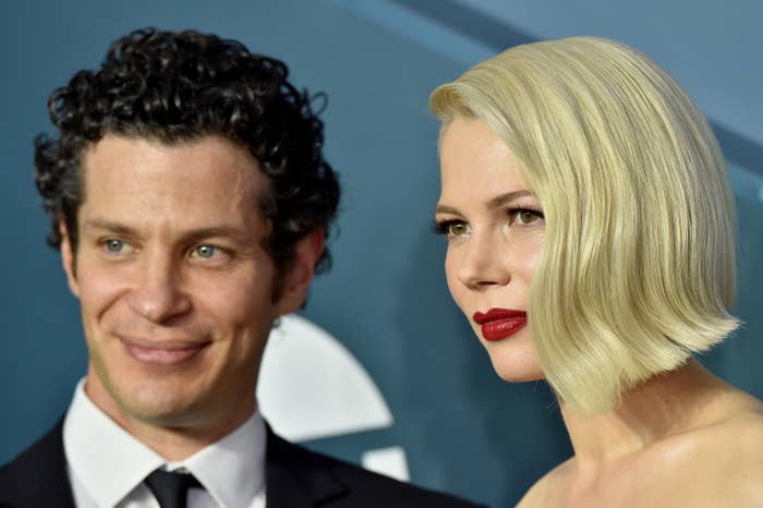Thomas Kail and Michelle Williams together
