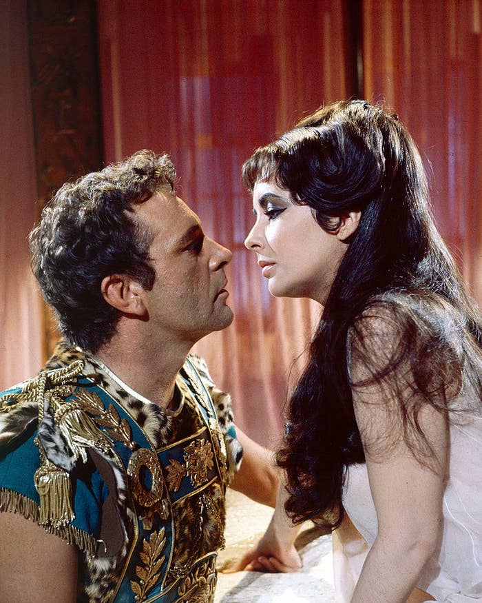 Richard Burton and Elizabeth Taylor in &quot;Cleopatra.&quot;