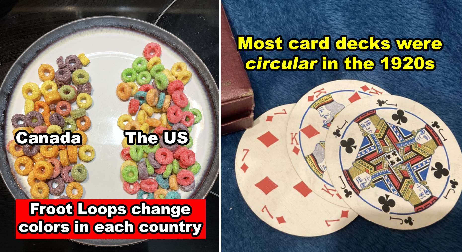 American Froot Loops are different colours than Canadian Froot Loops. :  r/mildlyinteresting