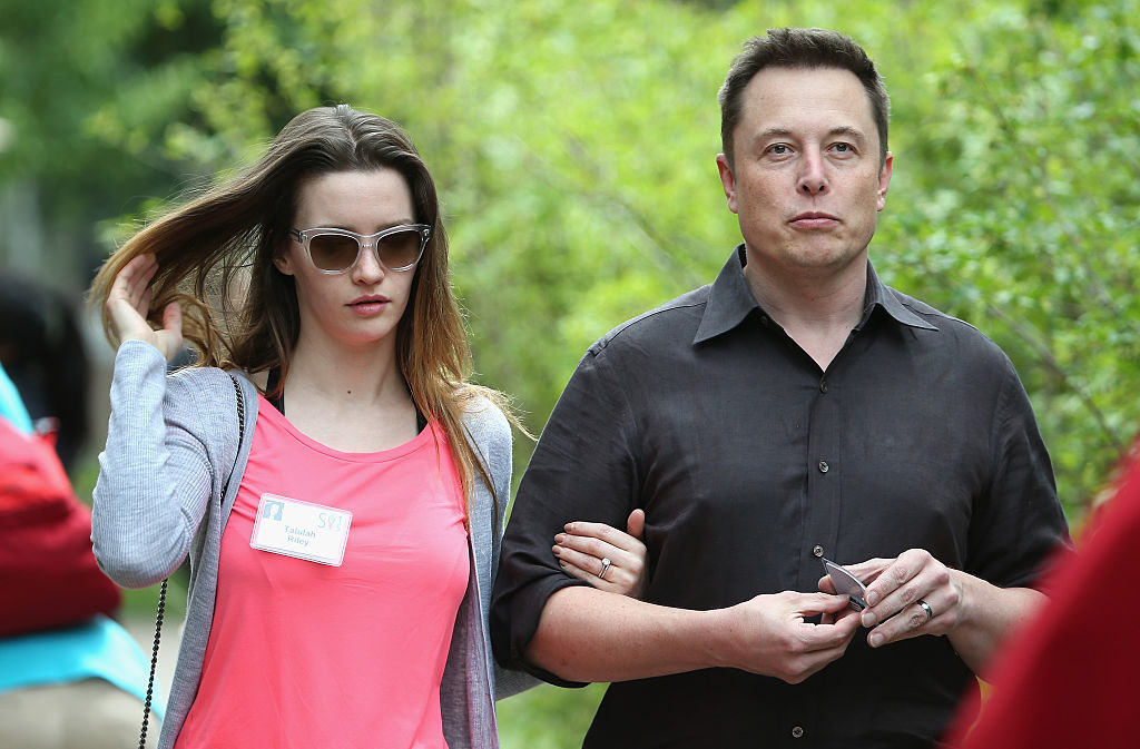 Talulah Riley and Elon Musk