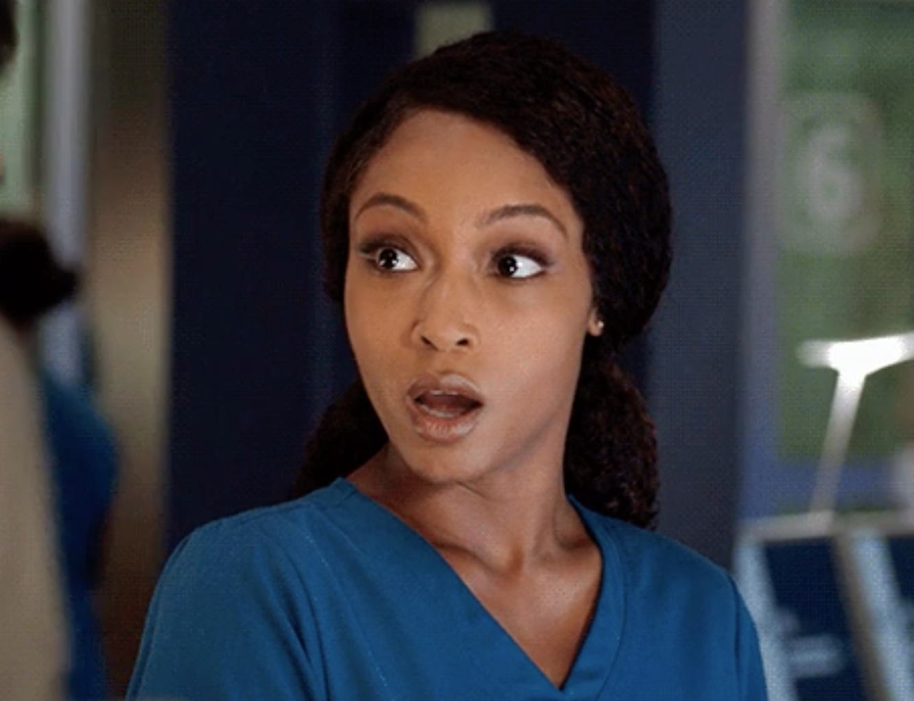a nurse in shock