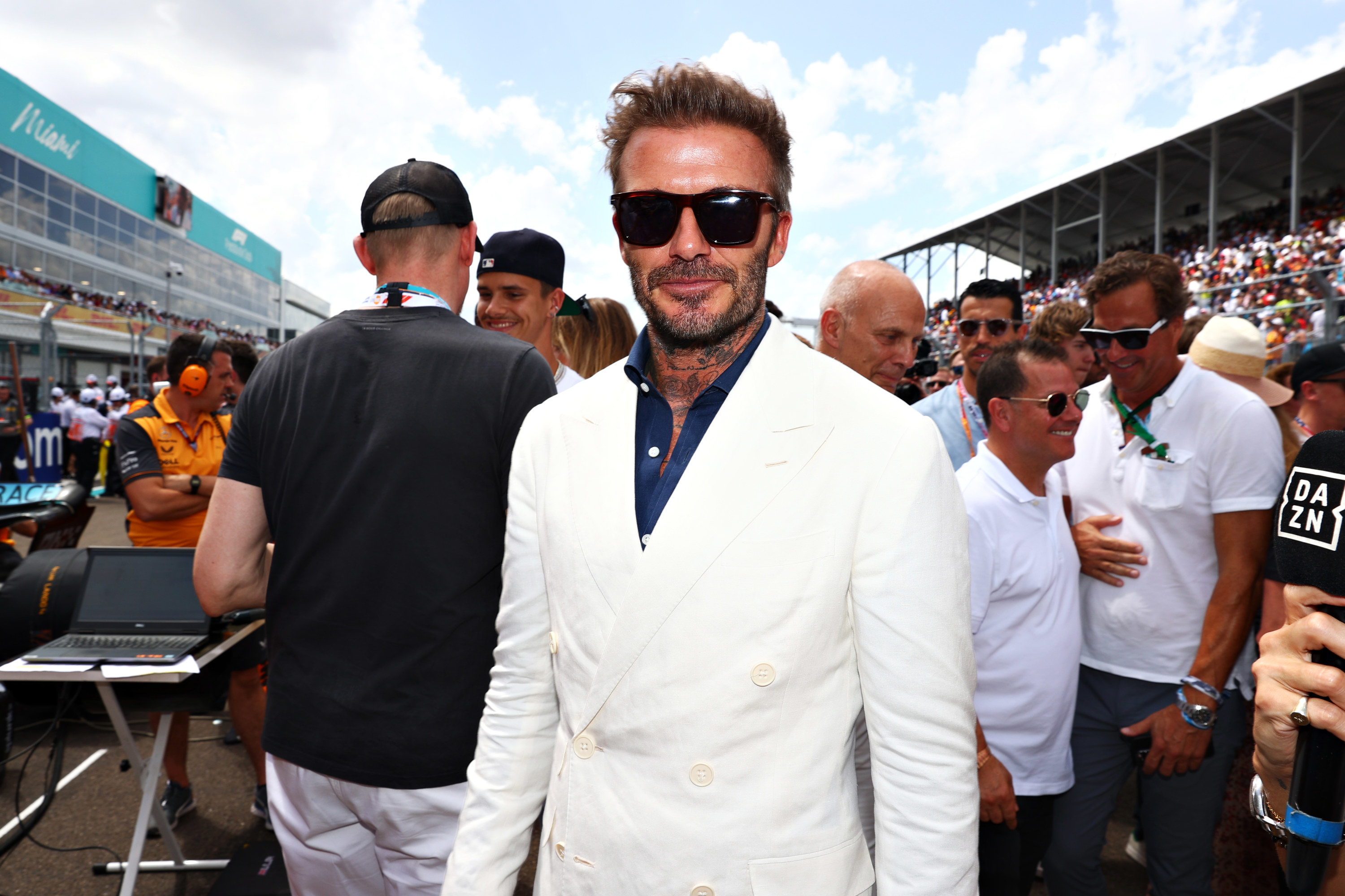 David Beckham at Formula 1