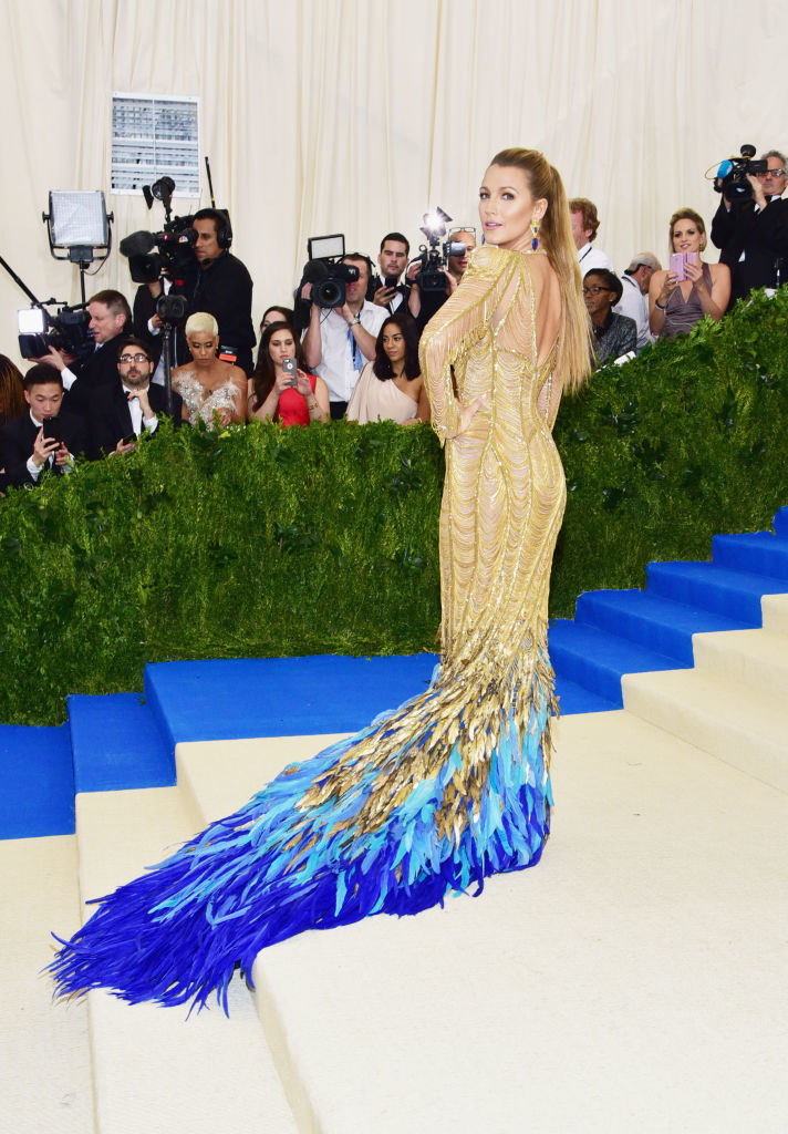 Believe It Or Not, Blake Lively Matches The Met Gala Red Carpet