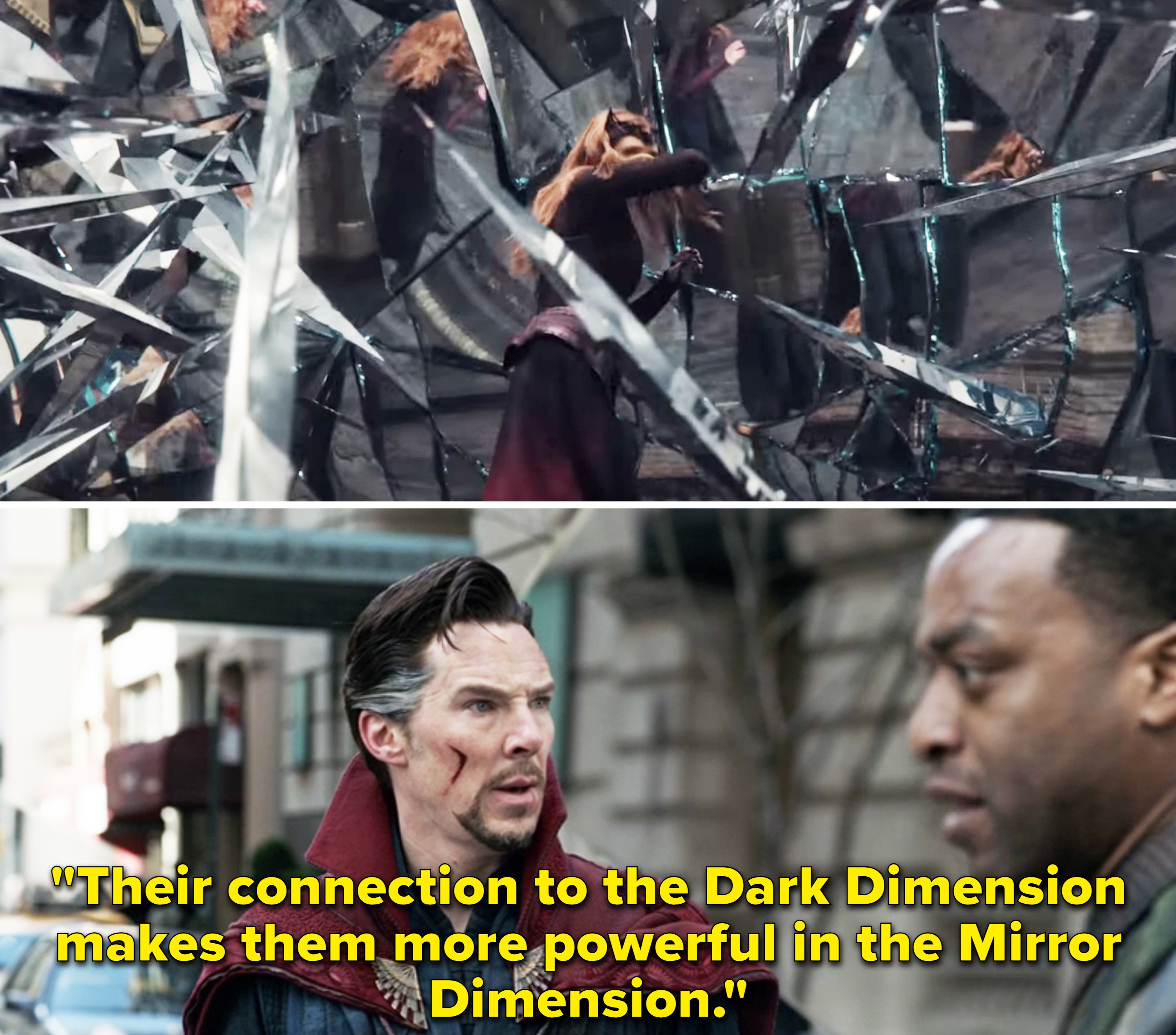 The Mirror Dimension; Doctor Strange explaining it