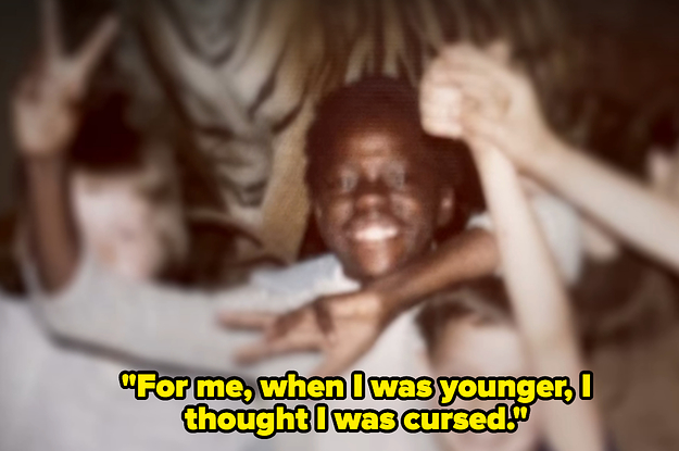 A young Viola Davis is pictured