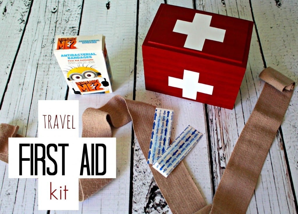 Blogger&#x27;s phot of the DIY first aid kit