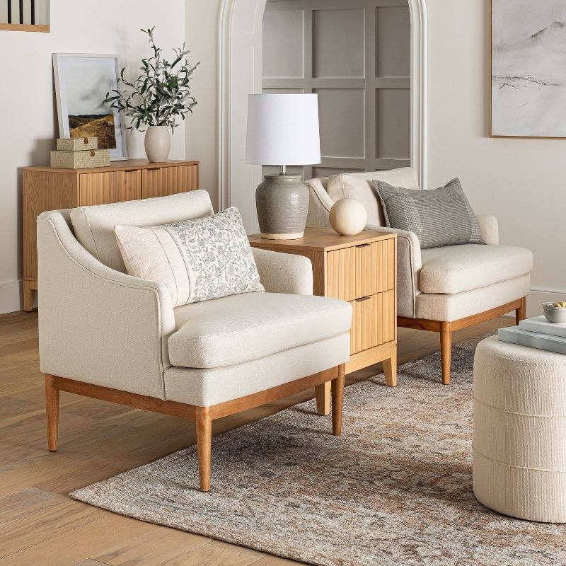 Target living room store accent chairs